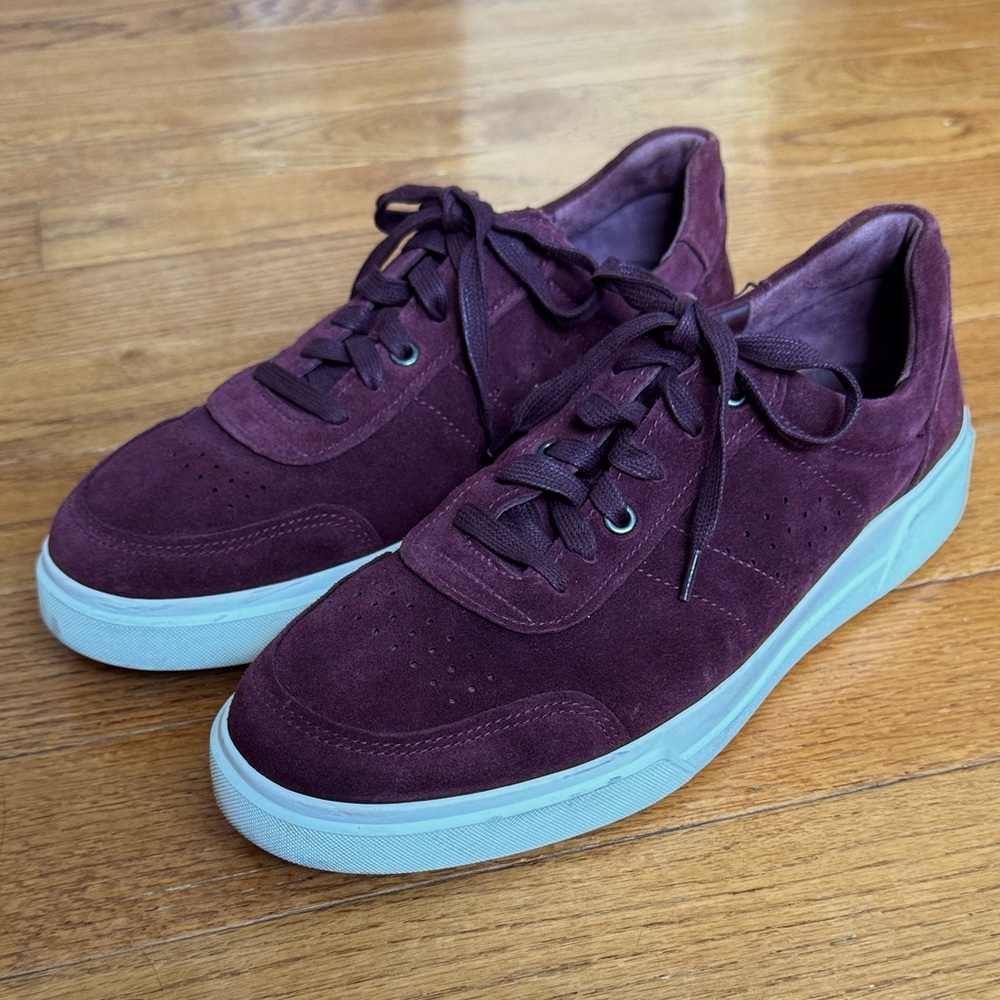 Vince Men's Plum Suede Sneakers